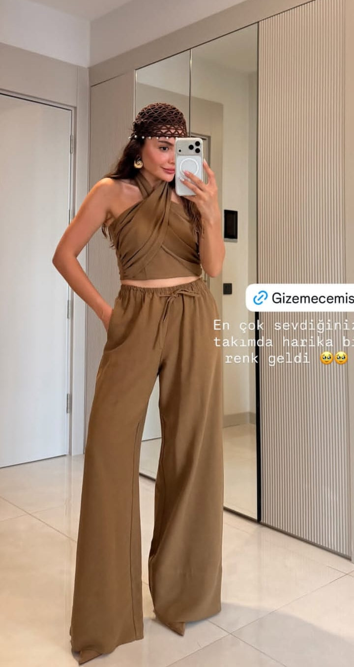 The Terracotta Halter Co-ord
