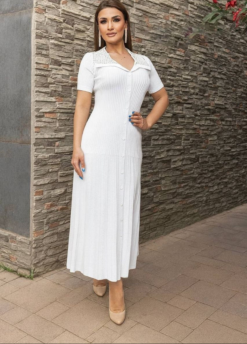 The Sorrento Embellished Knit Dress