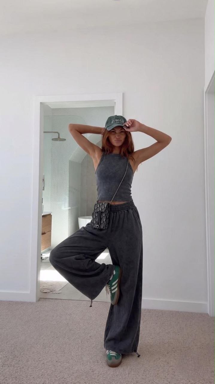Stone Washed Chill Set: Charcoal