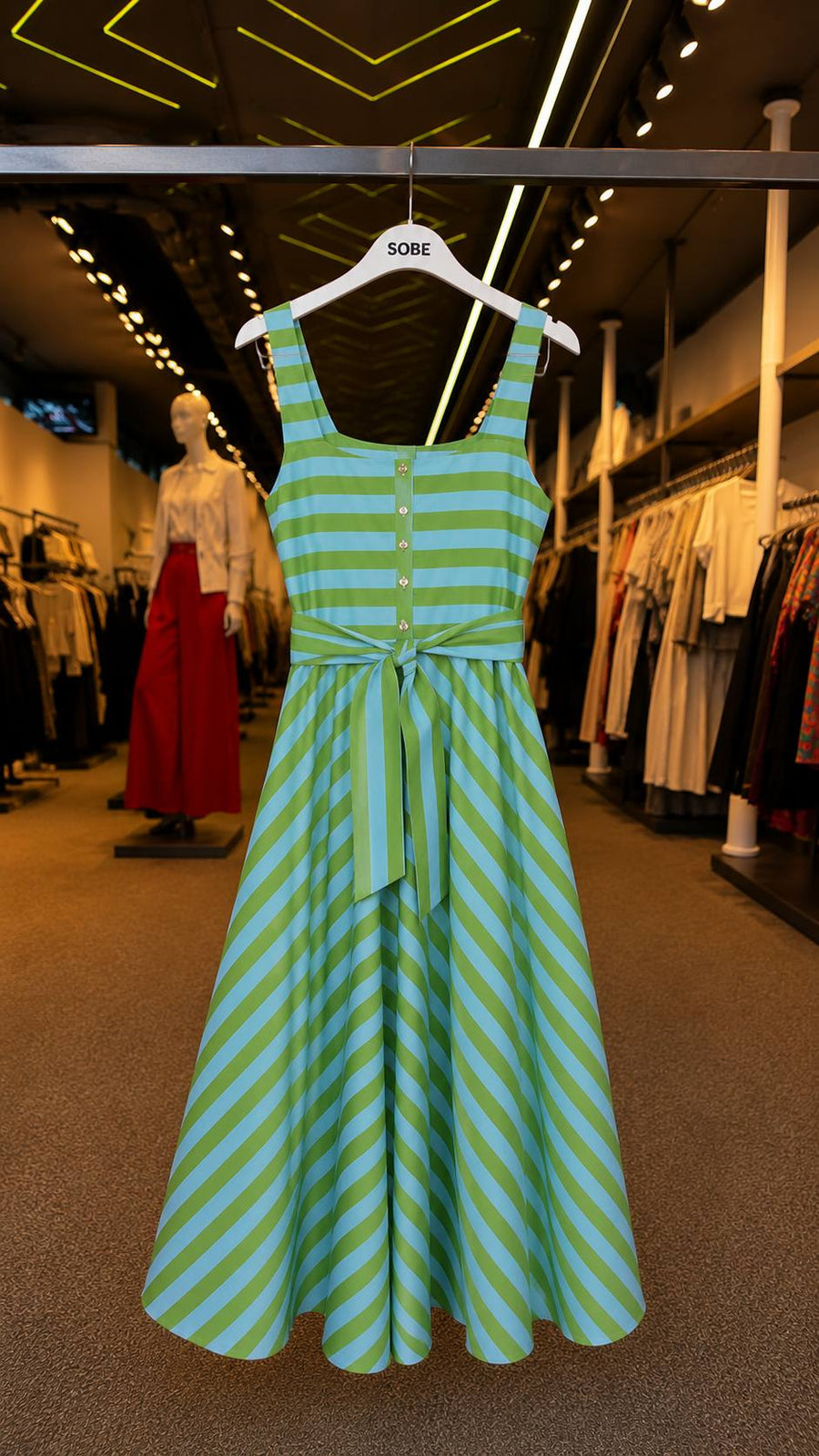 The Azure & Olive Riviera Maxi Dress
