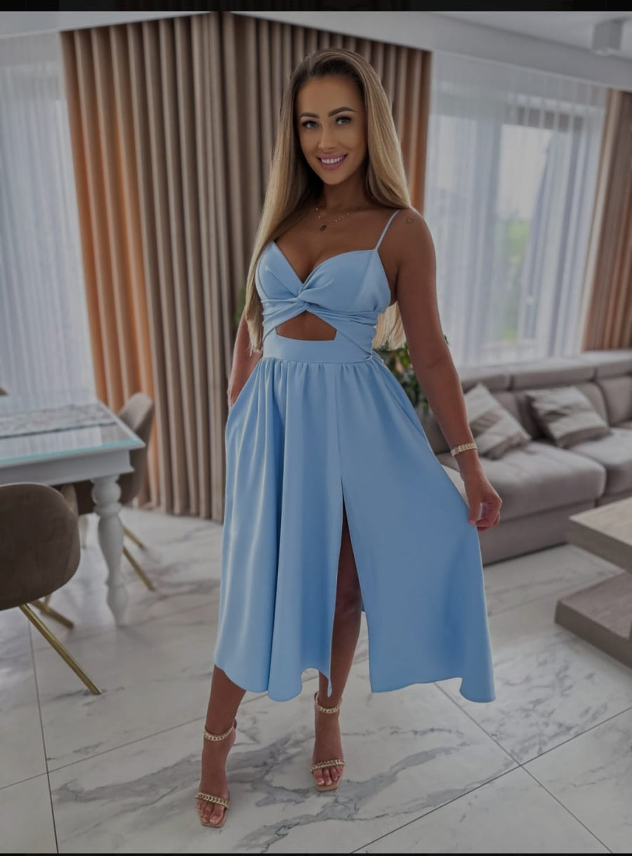 The Capri Twist Cutout Dress