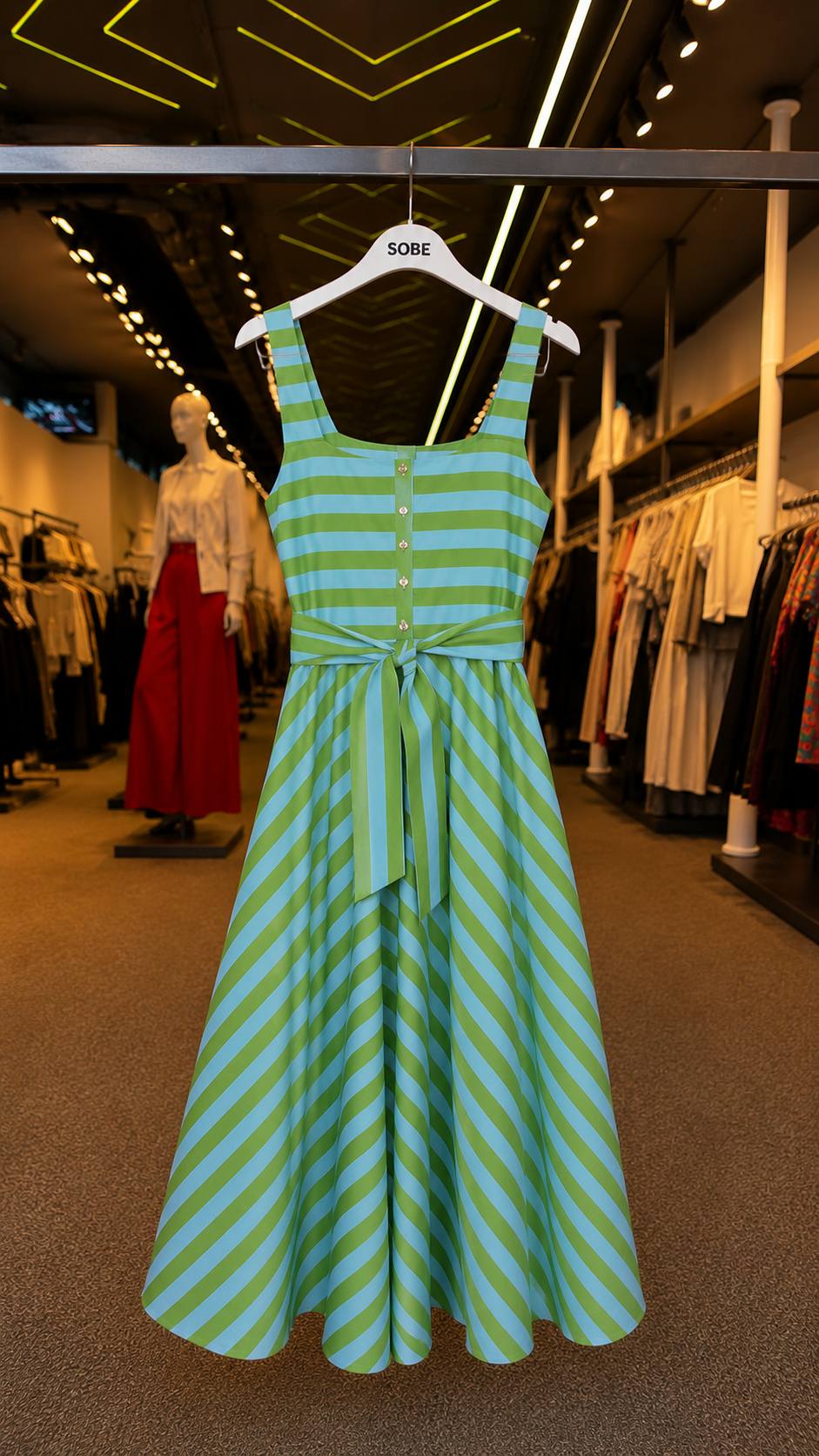 The Azure & Olive Riviera Maxi Dress